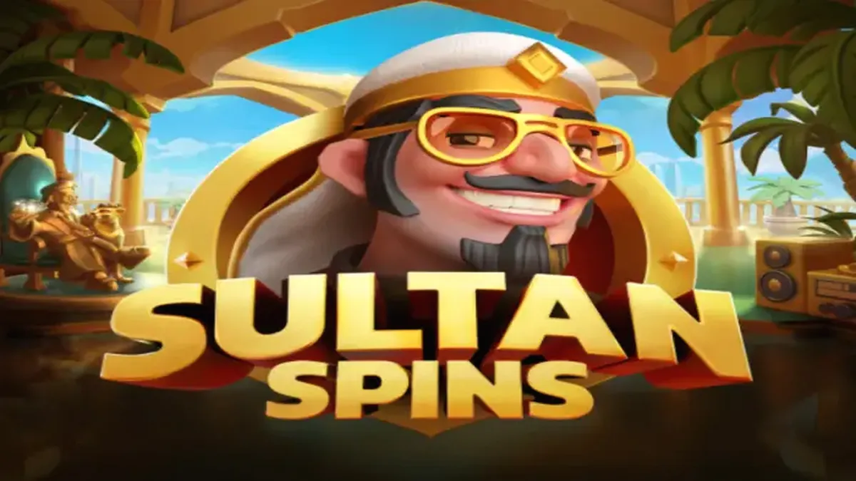 Pemandangan bawah laut dalam Treasure Tumble dengan simbol harta karun dan grid 8x8.